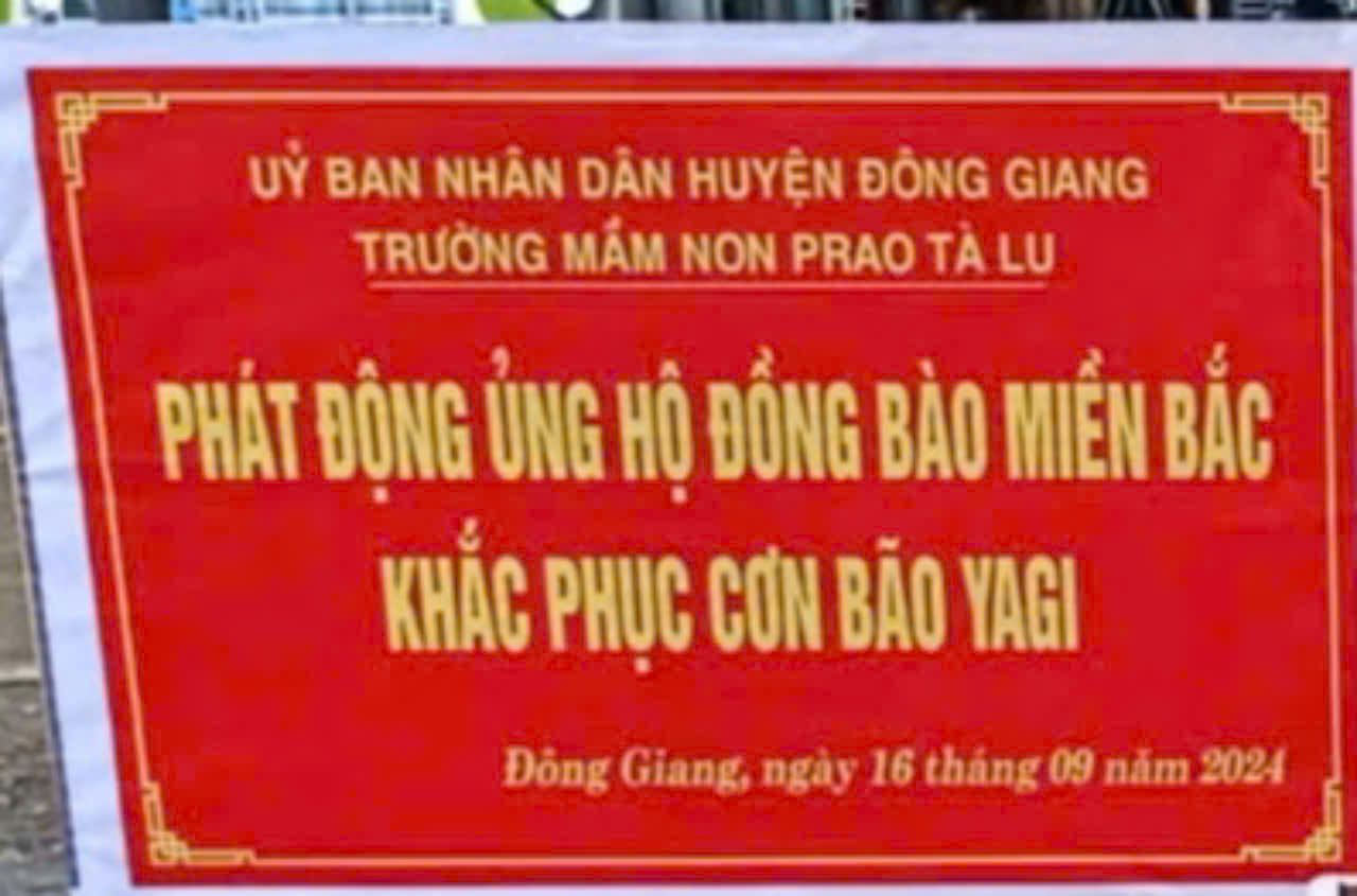 TRƯỜNG MN PRAO-TÀ LU HƯỚNG VỀ ĐỒNG BÀO MIỀN BẮC