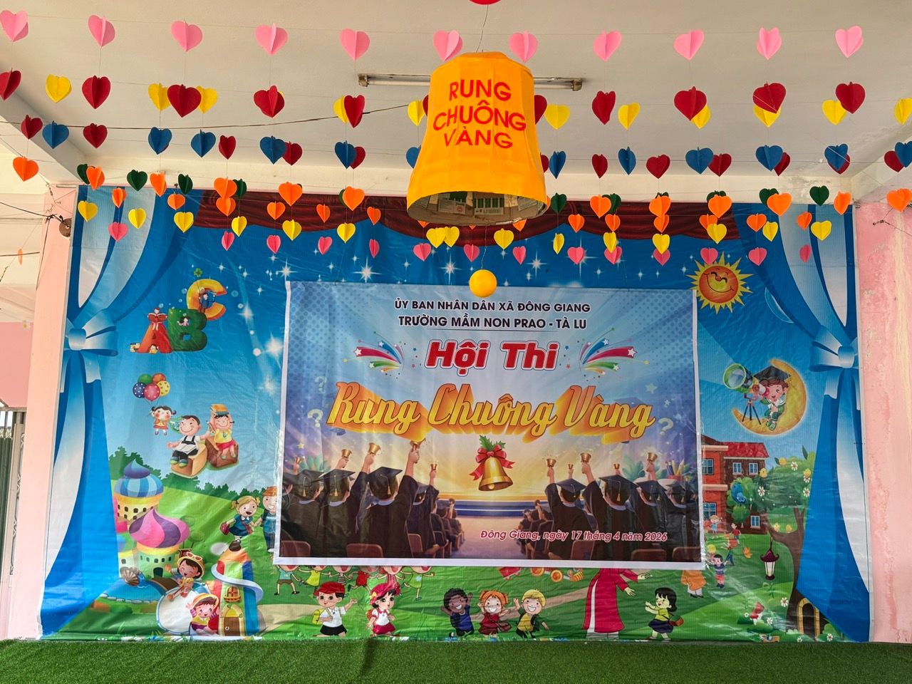 HỘI THI RUNG CHUÔNG VÀNG CỦA CÁC BÉ 5 TUÔI